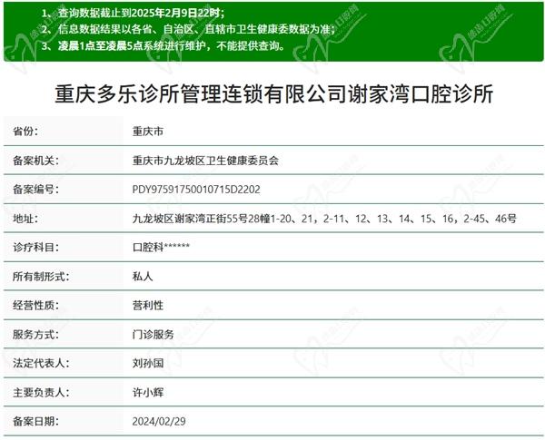 重慶多樂(lè)兒童齒科(謝家灣萬(wàn)象門診)